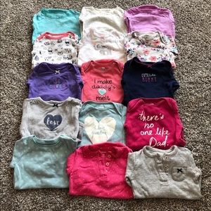 Long sleeve onesie lot